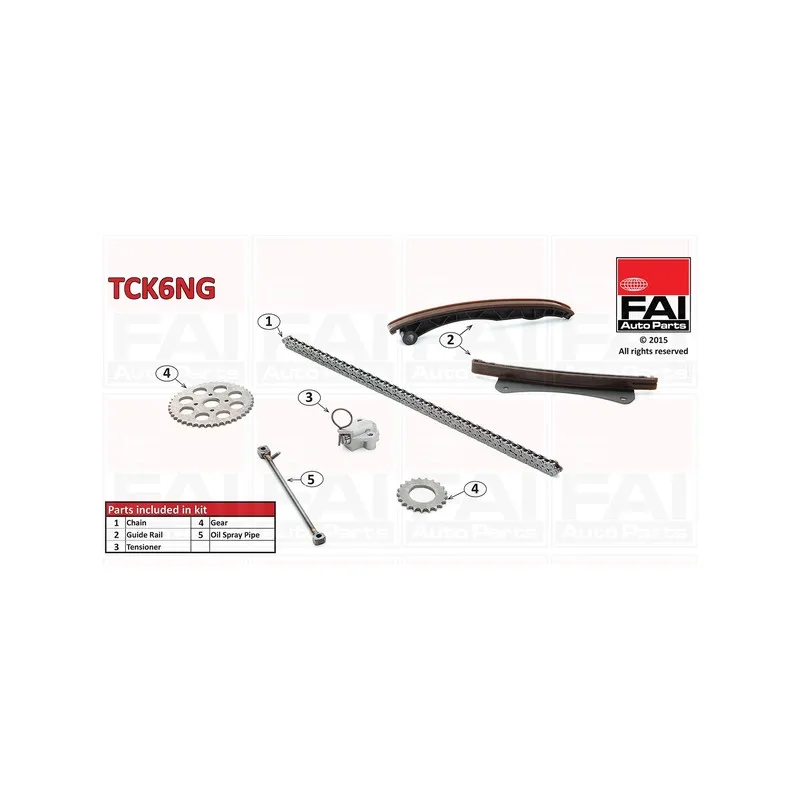 Kit de distribution par chaîne FAI AutoParts TCK6NG