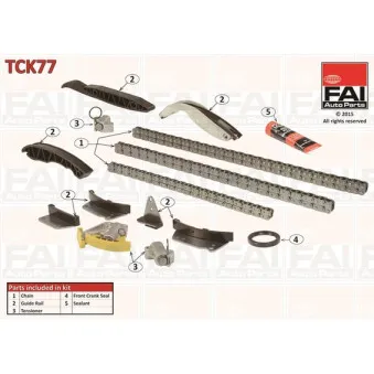 Kit de distribution par chaîne FAI AutoParts TCK77