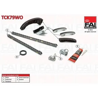 Kit de distribution par chaîne FAI AutoParts TCK79WO
