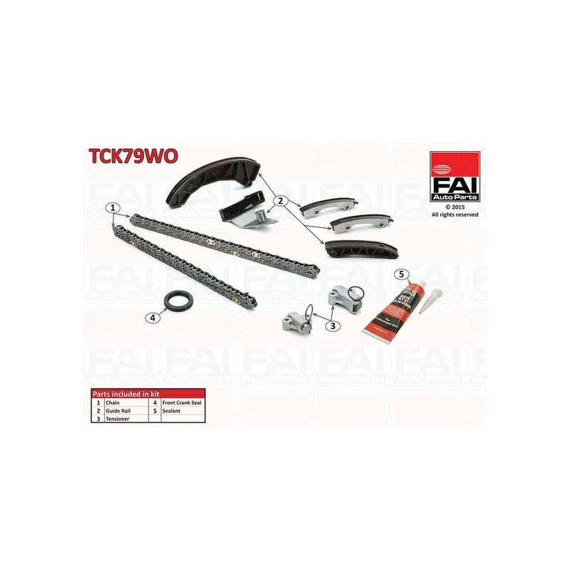 Kit de distribution par chaîne FAI AutoParts TCK79WO