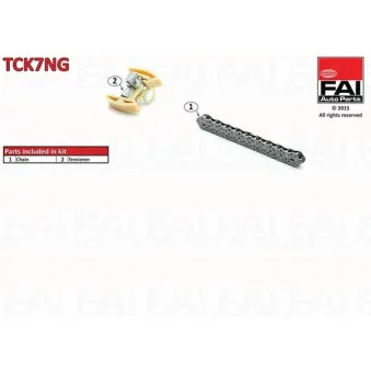 Kit de distribution par chaîne FAI AutoParts TCK7NG