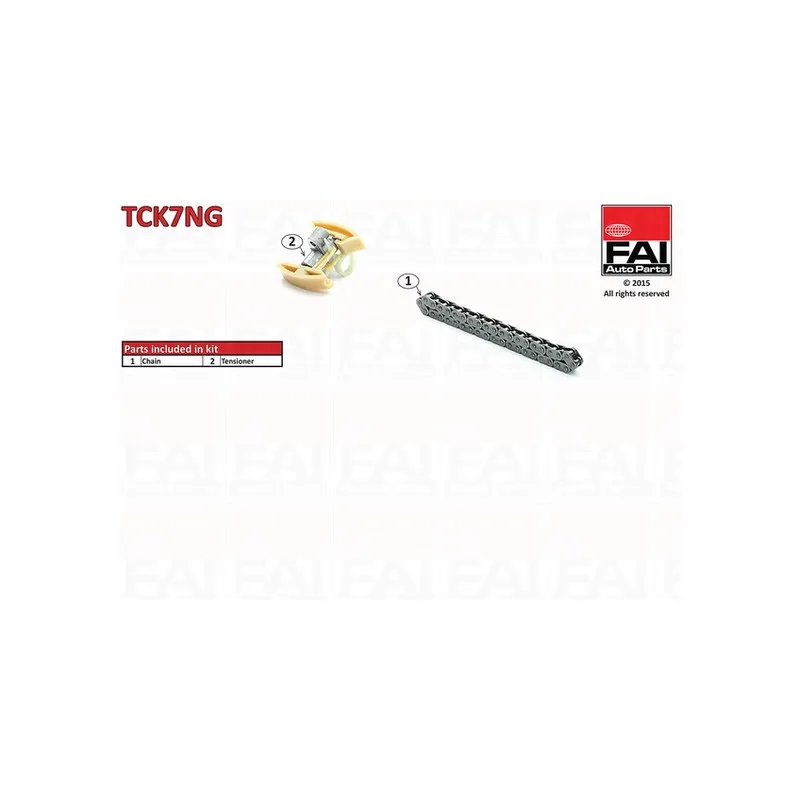 Kit de distribution par chaîne FAI AutoParts TCK7NG