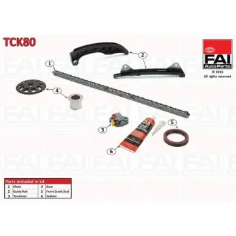 Kit de distribution par chaîne FAI AutoParts TCK80