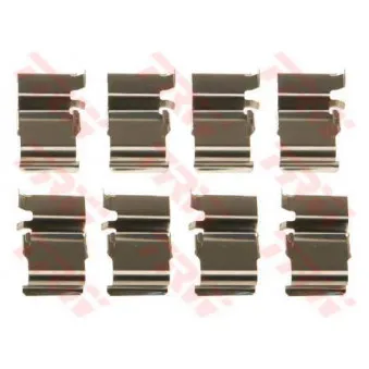 Kit d'accessoires, plaquette de frein à disque TRW PFK439