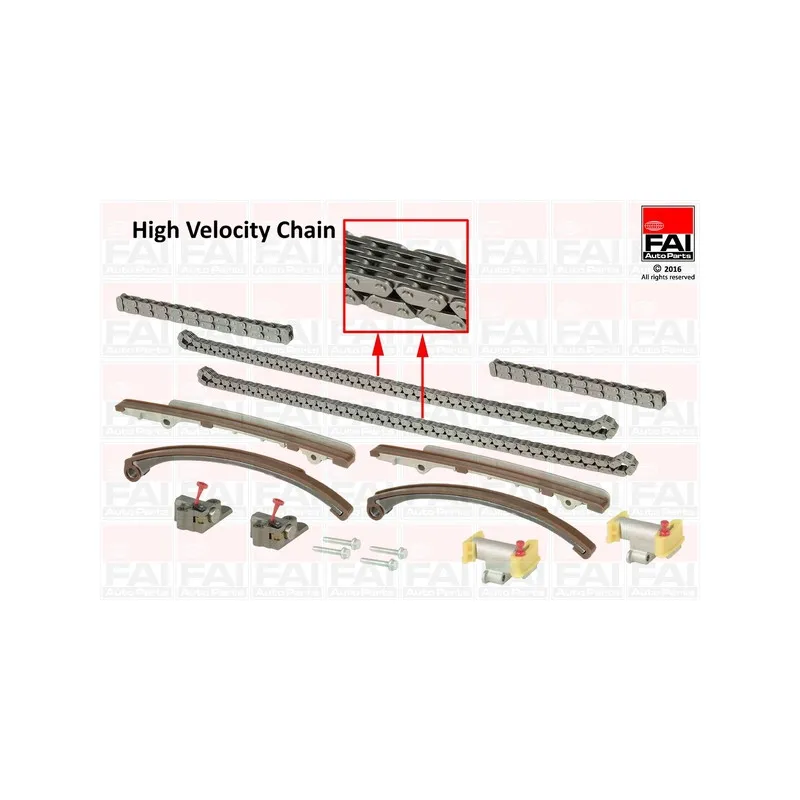 Kit de distribution par chaîne FAI AutoParts TCK89L