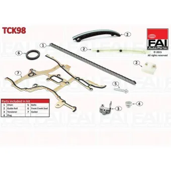 Kit de distribution par chaîne FAI AutoParts TCK98