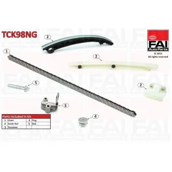 Kit de distribution par chaîne FAI AutoParts TCK98NG