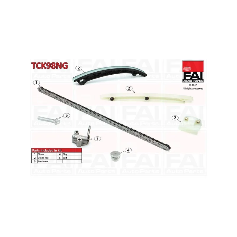 Kit de distribution par chaîne FAI AutoParts TCK98NG