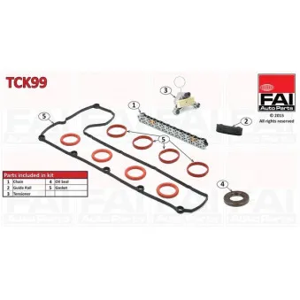 Kit de distribution par chaîne FAI AutoParts TCK99