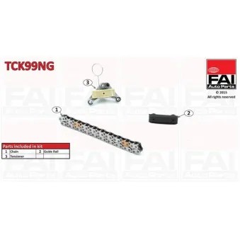 Kit de distribution par chaîne FAI AutoParts TCK99NG