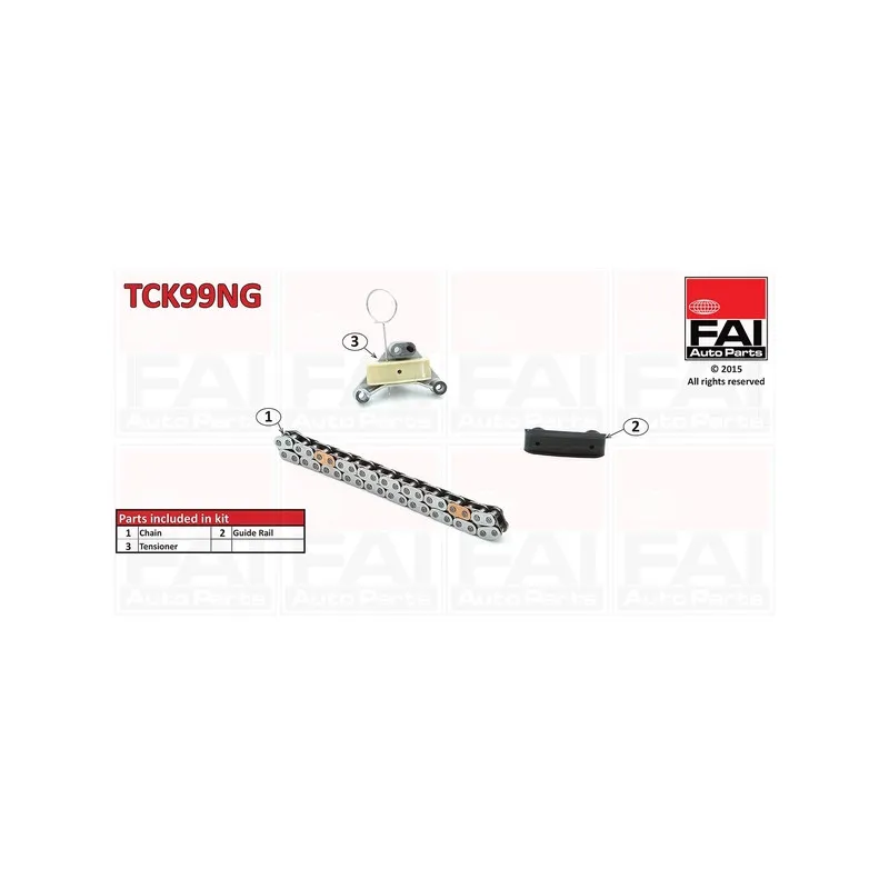 Kit de distribution par chaîne FAI AutoParts TCK99NG