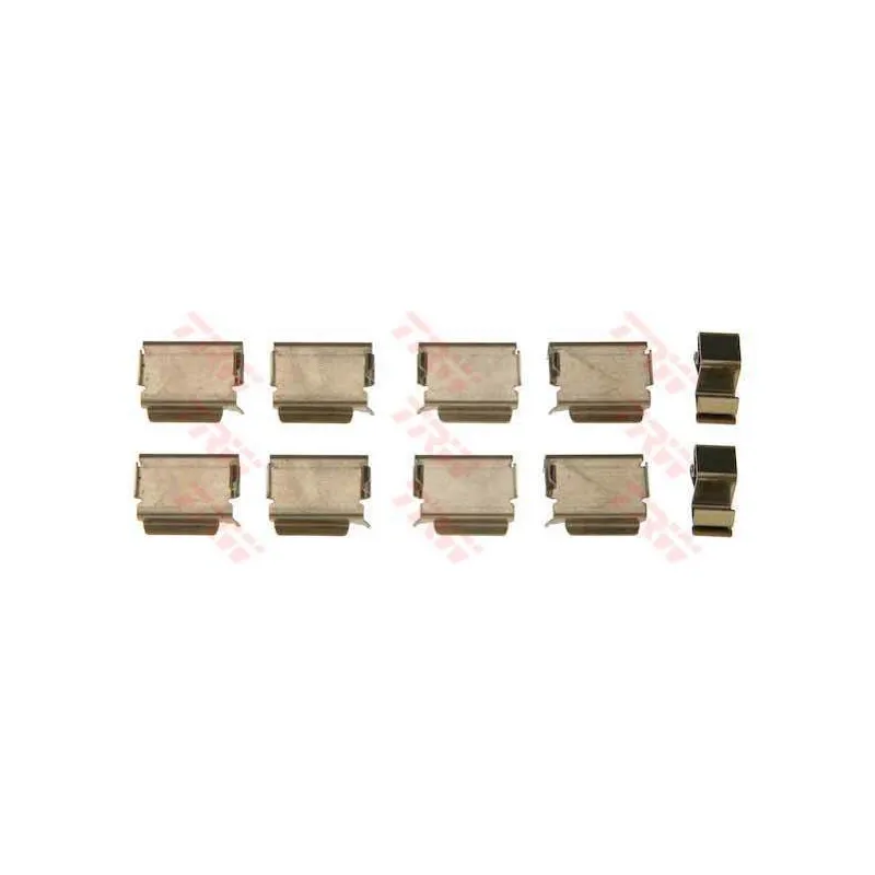 Kit d'accessoires, plaquette de frein à disque TRW PFK443