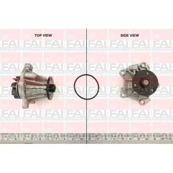 Pompe à eau FAI AutoParts WP2887
