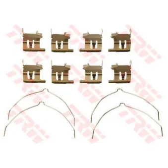 Kit d'accessoires, plaquette de frein à disque TRW PFK458
