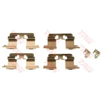 Kit d'accessoires, plaquette de frein à disque TRW PFK459