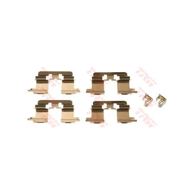 Kit d'accessoires, plaquette de frein à disque TRW PFK459