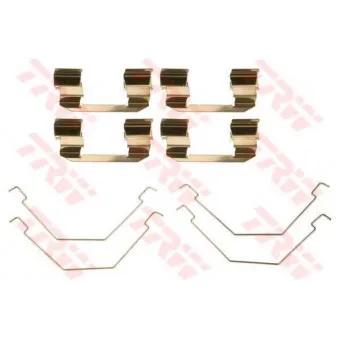 Kit d'accessoires, plaquette de frein à disque TRW PFK461