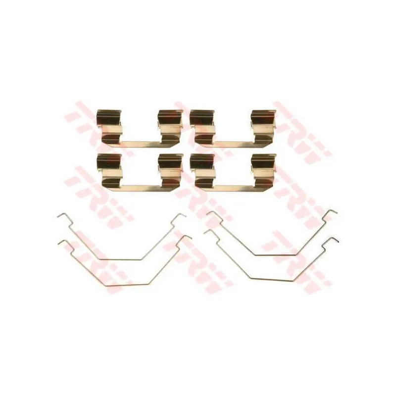 Kit d'accessoires, plaquette de frein à disque TRW PFK461