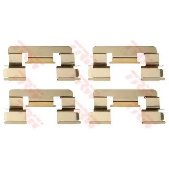 Kit d'accessoires, plaquette de frein à disque TRW PFK462