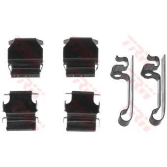 Kit d'accessoires, plaquette de frein à disque TRW PFK469