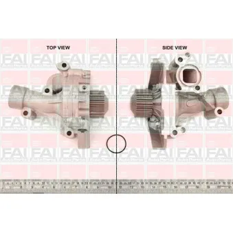 Pompe à eau FAI AutoParts WP6477