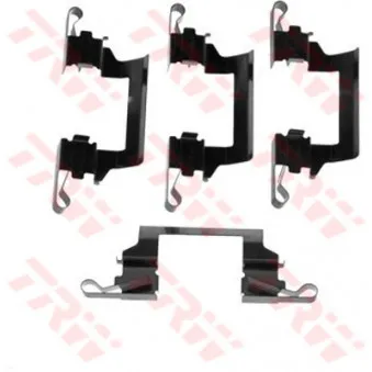 Kit d'accessoires, plaquette de frein à disque TRW PFK474