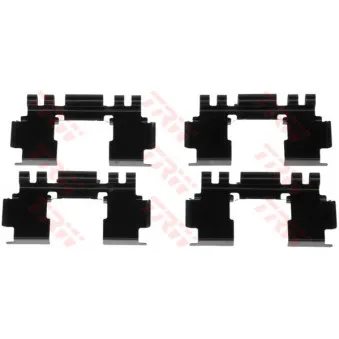 Kit d'accessoires, plaquette de frein à disque TRW PFK476