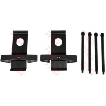 Kit d'accessoires, plaquette de frein à disque TRW PFK481