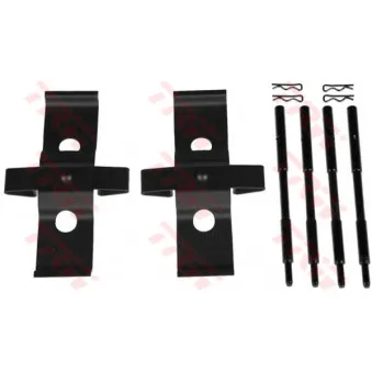 Kit d'accessoires, plaquette de frein à disque TRW PFK484