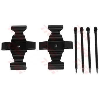 Kit d'accessoires, plaquette de frein à disque TRW PFK490