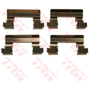 Kit d'accessoires, plaquette de frein à disque TRW PFK497