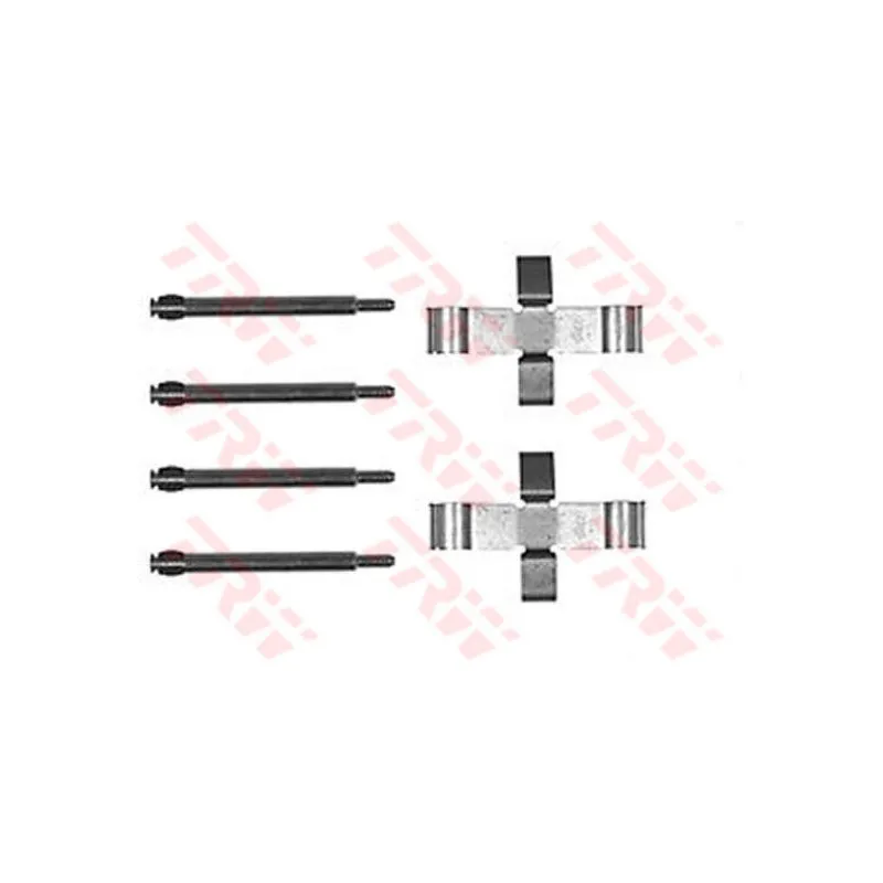 Kit d'accessoires, plaquette de frein à disque TRW PFK51
