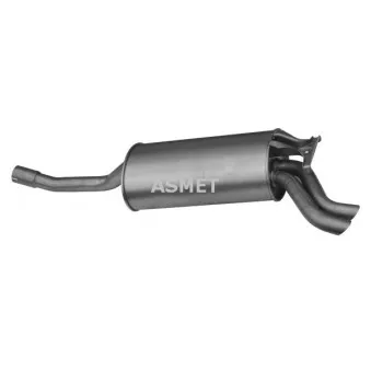 Silencieux arrière ASMET 01.015