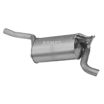 Silencieux arrière ASMET 01.020