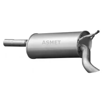 Silencieux arrière ASMET 01.030