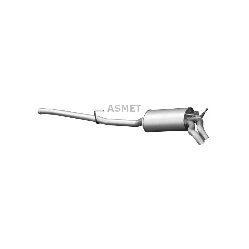 Silencieux arrière ASMET 01.048