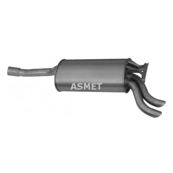 Silencieux arrière ASMET 01.050