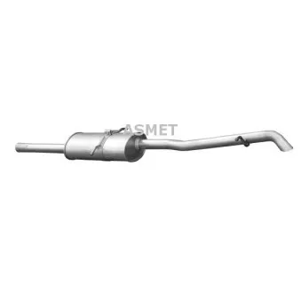 Silencieux arrière ASMET 01.051