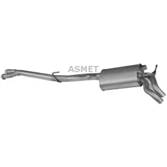 Silencieux arrière ASMET 01.054