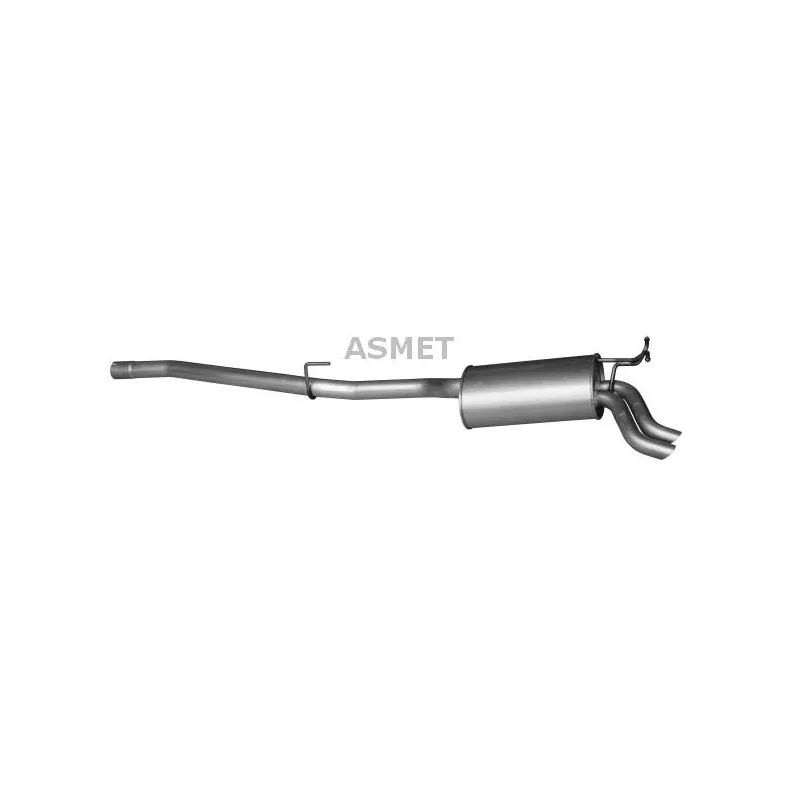 Silencieux arrière ASMET 01.075