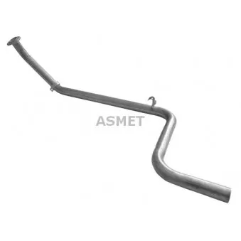 Tuyau d'échappement ASMET 02.003