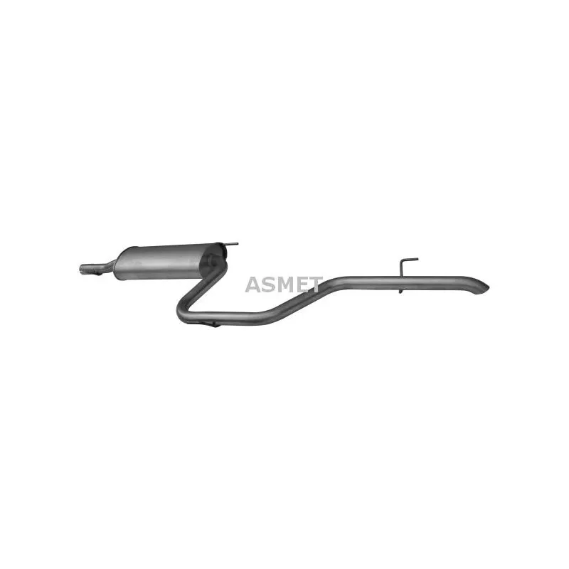 Silencieux arrière ASMET 02.037