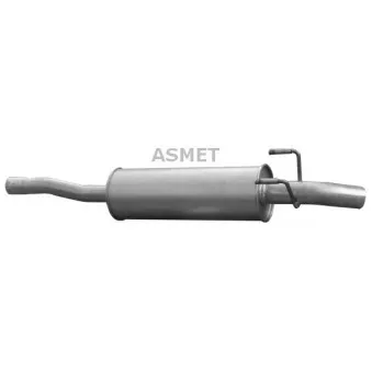 Silencieux arrière ASMET 02.054