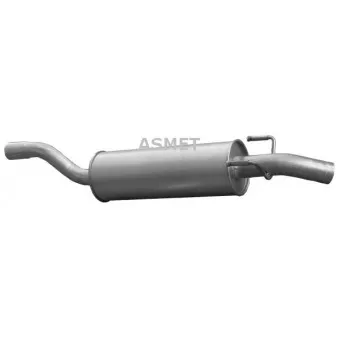 Silencieux arrière ASMET 02.056