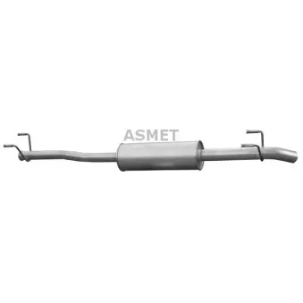Silencieux arrière ASMET 02.058