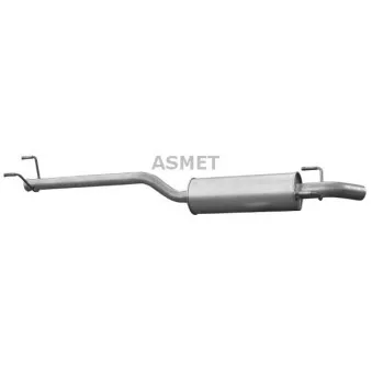 Silencieux arrière ASMET 02.060
