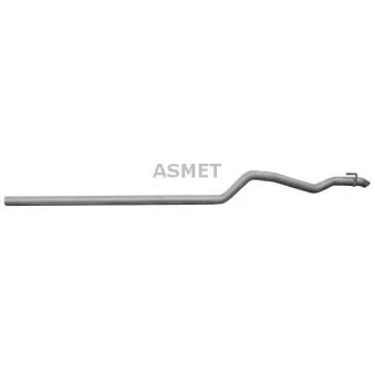 Tuyau d'échappement ASMET 02.067