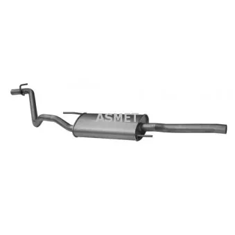 Silencieux arrière ASMET 03.041