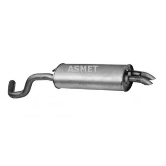 Silencieux arrière ASMET 03.089