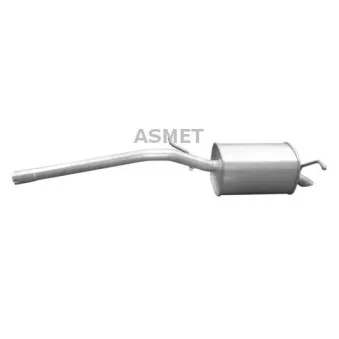 Silencieux arrière ASMET 03.103